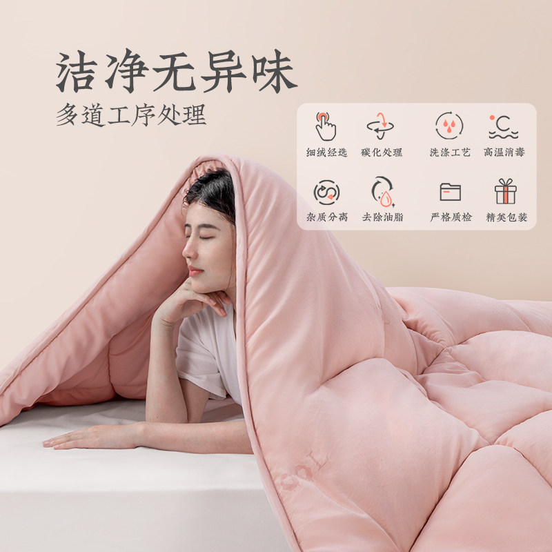 YUANMENG 호주 양모 퀼트 더블 코어 따뜻한 겨울 퀼트 두꺼운 따뜻한 캐시미어 퀼트 싱글 및 더블 4 시즌 코튼 퀼트 코어