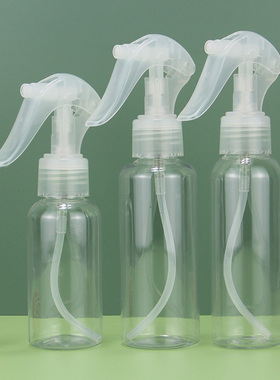 100ML小老鼠细雾喷雾瓶 圆肩瓶化妆水喷壶PET塑料瓶手扣式喷枪瓶