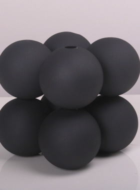 烛台摆件圆球层叠现代创意样板北欧INS风客厅轻奢金属餐桌蜡烛台