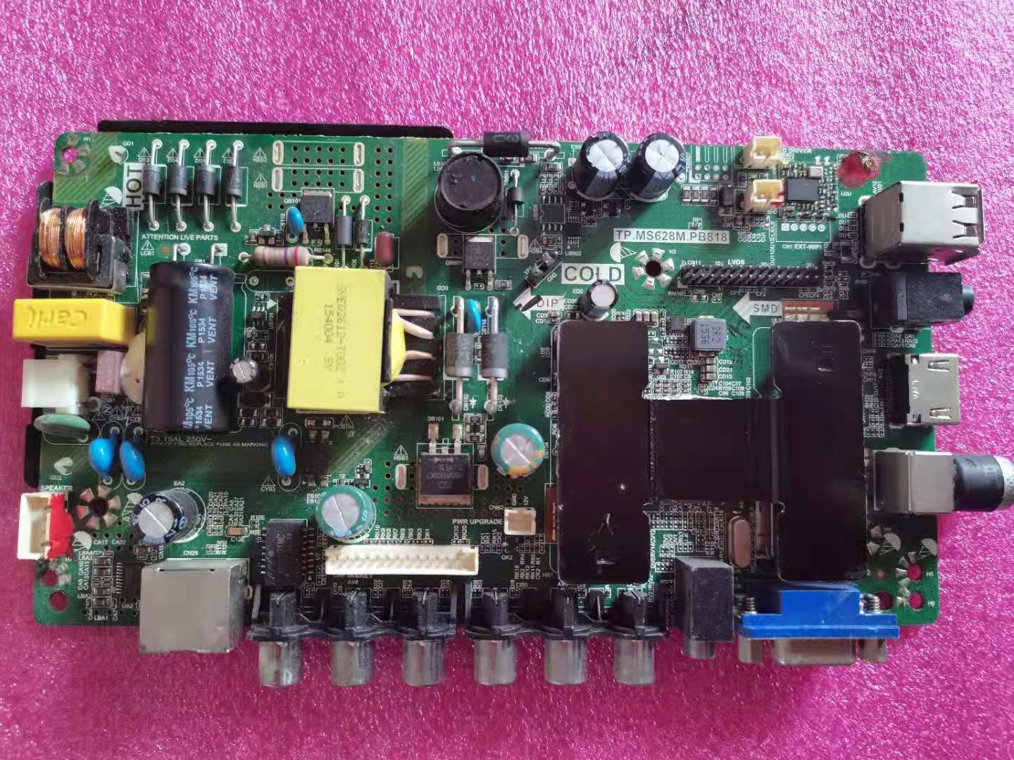 三合一电视主板TP.MS338.PB818