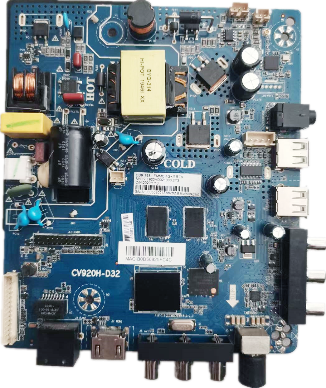 主板原装CV920H-E32测试