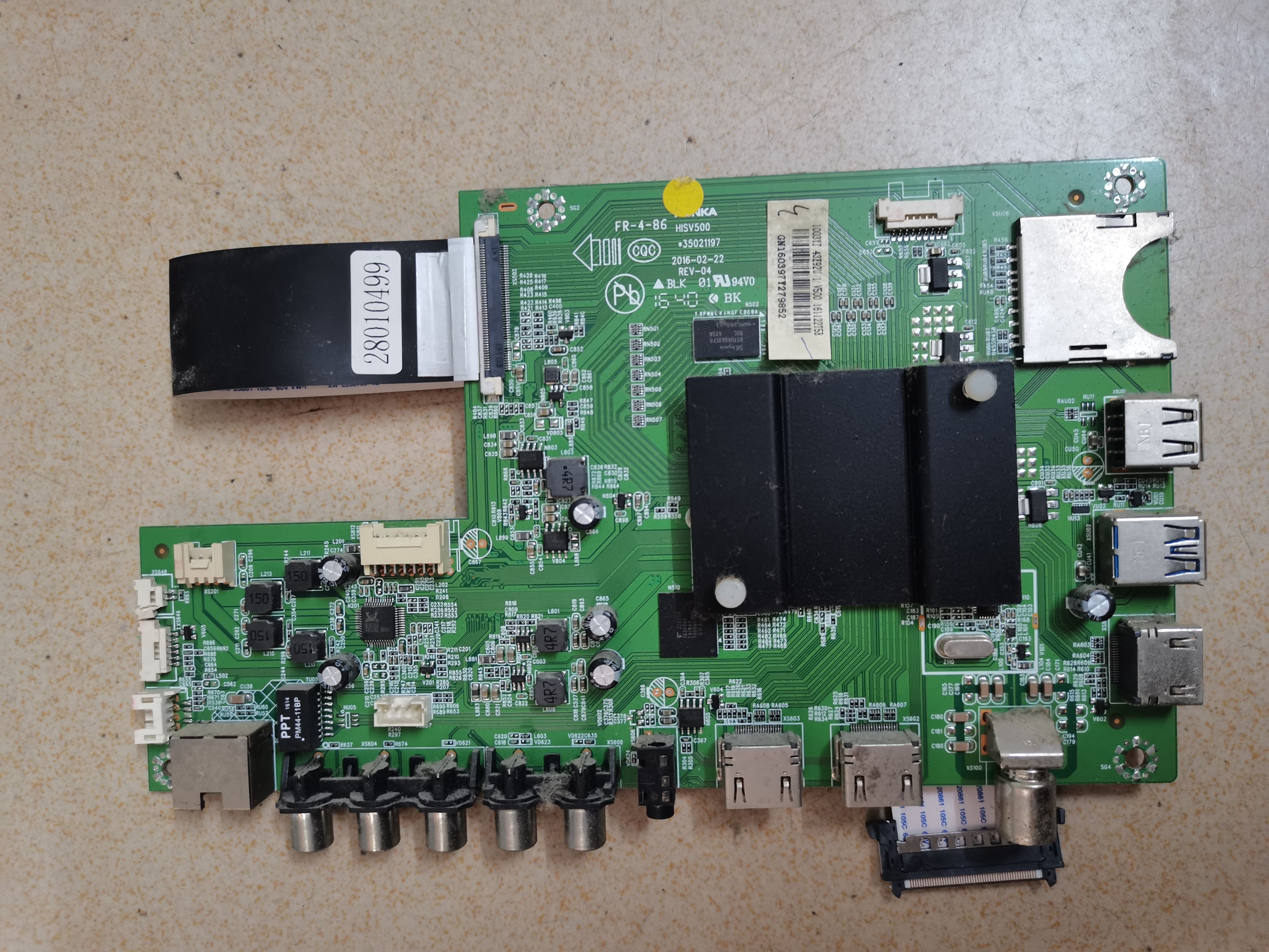 原装康佳43E92V电视主板35021197 屏1003YT