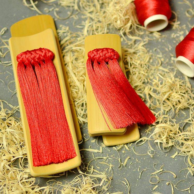 包邮精制纯手工曲艺瀑布花落快板