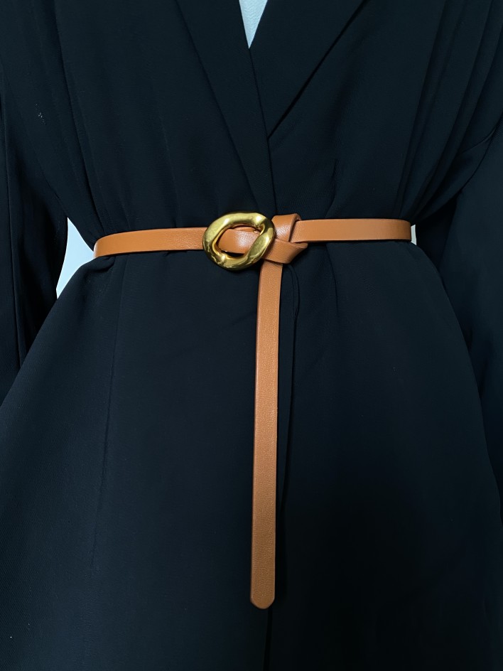 大衣打结装饰细腰带女装饰连衣裙子毛衣高级感2023新款配西装皮带