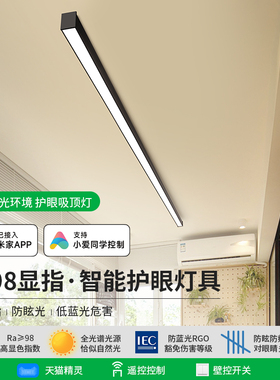 极简过道灯走廊灯阳光房衣帽间阳台吸顶灯简约LED长条灯玄关灯具