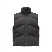 2025年美式 简约背心基础羽绒棉马甲加厚保暖休闲棉衣男秋冬款