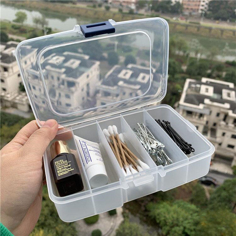 食品级PP材料便携旅行药盒耐高温耐摔大容量透明家用旅游收纳药盒
