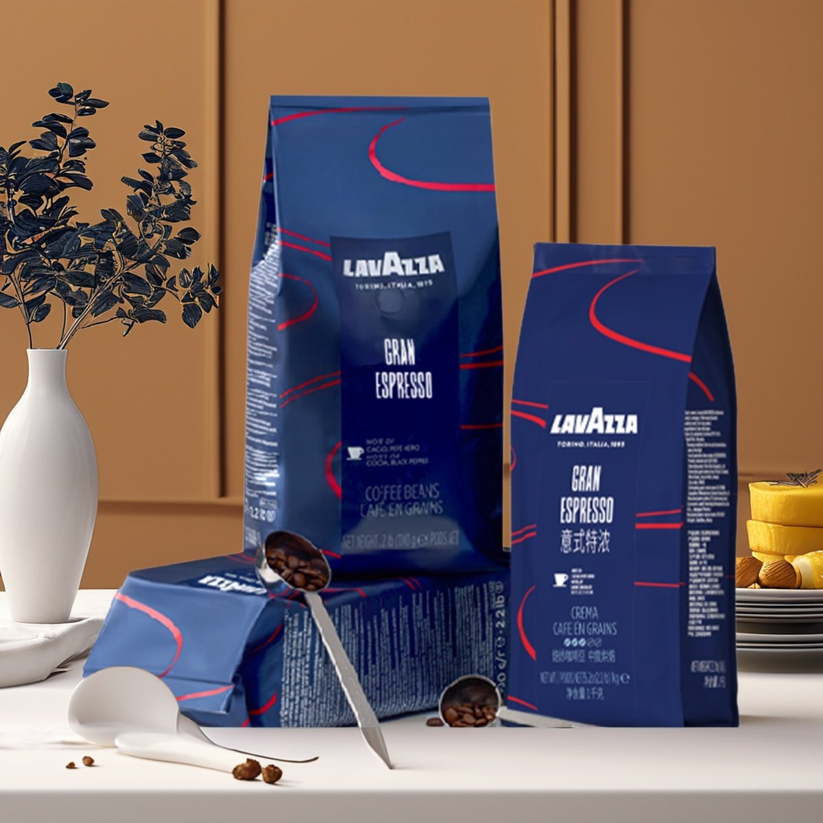 Lavazza拉瓦萨意大利国产espresso意式特浓咖啡豆醇厚中度1kg,咖啡/麦片/冲饮,咖啡豆,淘宝优惠券,粉丝福利购,淘宝优惠卷