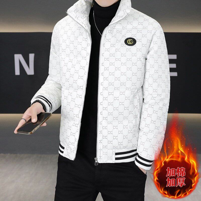 秋冬季加厚棉衣男韩版修身潮流帅气立领保暖棉服冬装短款棉袄外套