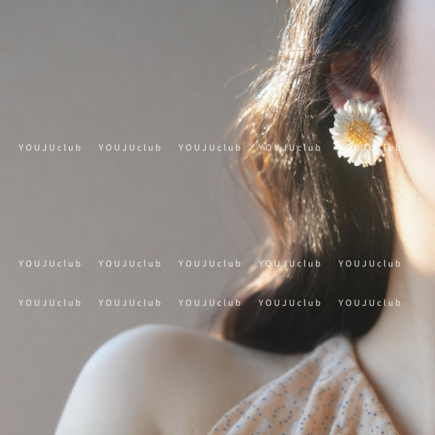 YOUJUclub-寻花记~森系彩色雏菊