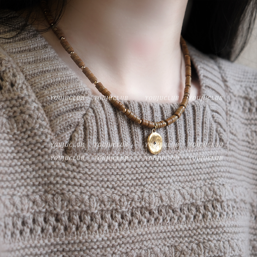 小众ins风个性美拉德时髦颈链