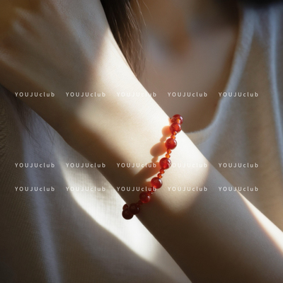 YOUJUclub-格律~显白红玛瑙复古
