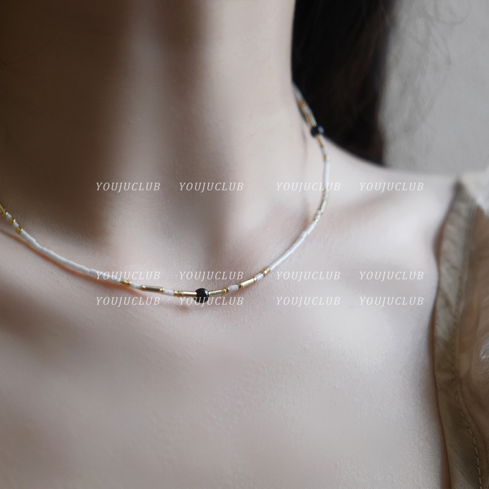 百搭法式高级精致名媛项链颈链