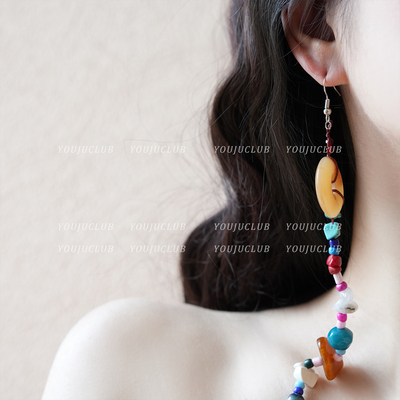 复古美拉德废土风波西米亚耳饰