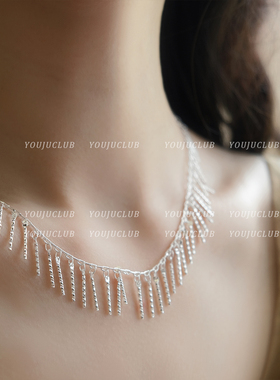 精致小众超闪优雅名媛项链