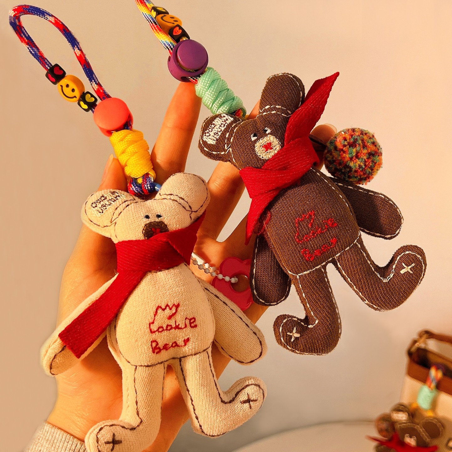 可爱卡通卡通挂件玩偶小熊