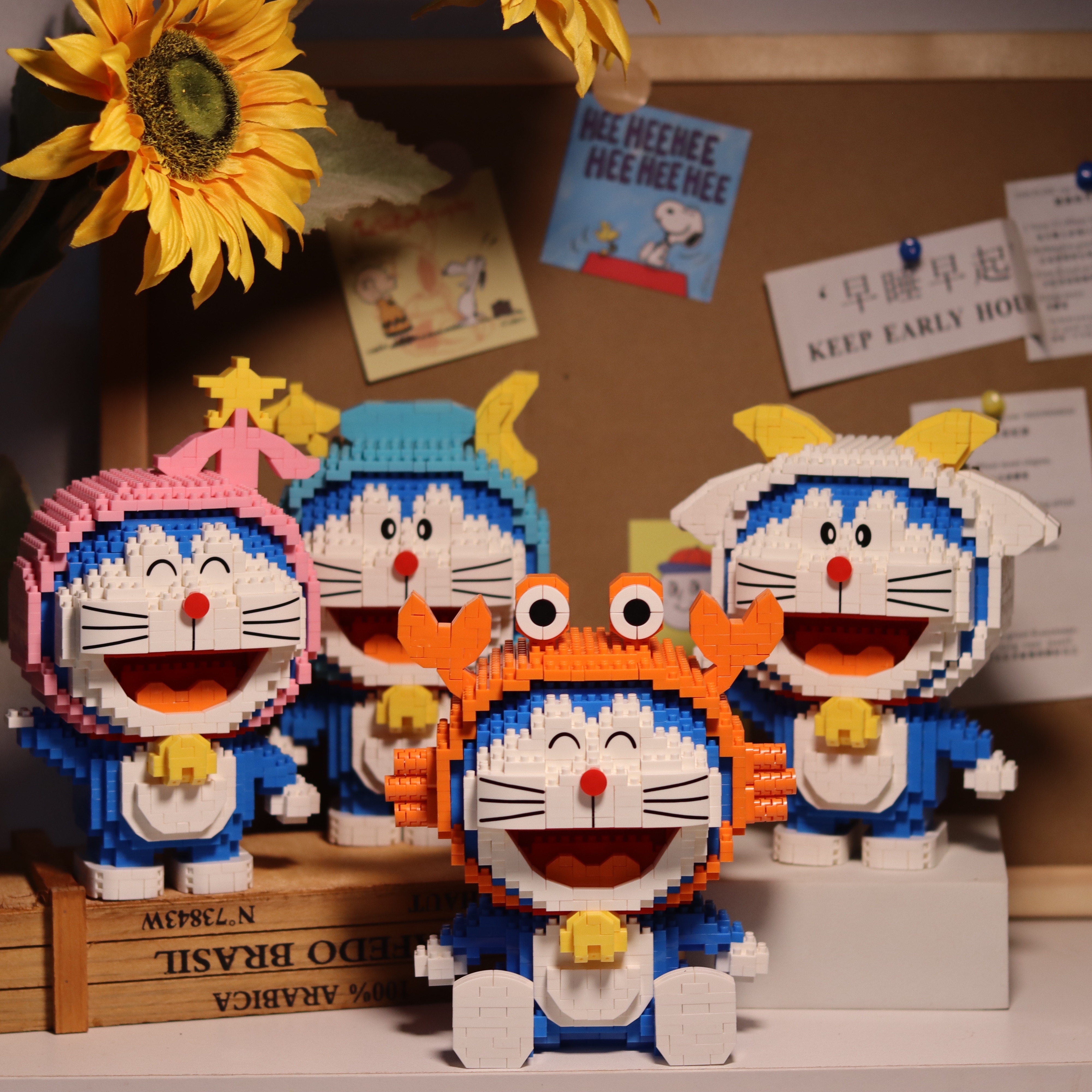 中国积木哆啦A梦女生礼物贝乐迪