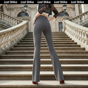 外穿提臀微喇叭长裤 女运动收腹瑜伽裤 Strike高腰显瘦鲨鱼裤 Last