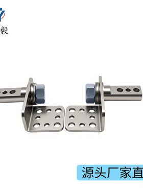 A2-M10-LR左右对称一字型阻尼转轴360度旋转任意停定位铰链阻尼器