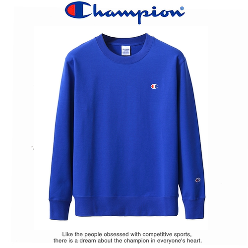 加绒加厚刺绣复古卫衣圆领纯棉