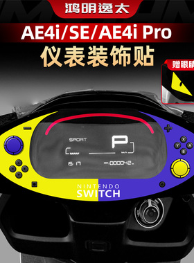 适用于极核AE4i/SE/AE4i Pro改装配件仪表装饰拉花个性装饰小贴纸