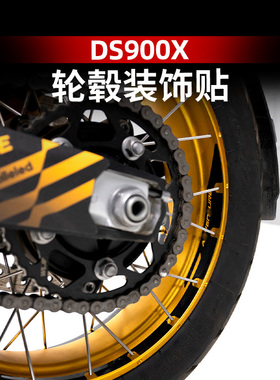 适用于无极DS900X改装配件防水轮毂贴轮圈装饰贴纸贴花拉花钢圈