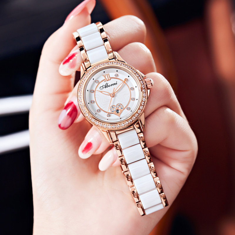 陶瓷手表女士机械表简约气质防水时尚大气正品名牌女表2020年新款