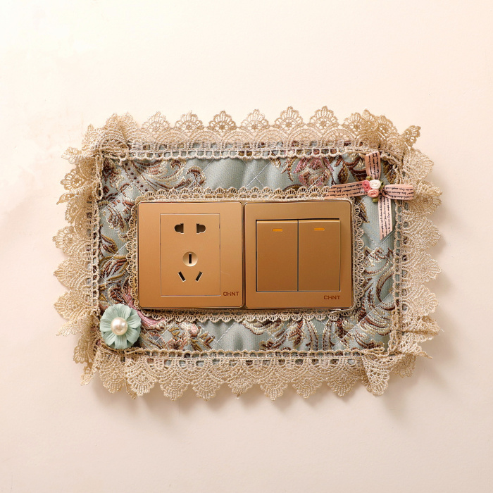 Switch Cover Fabric art Lace switch smart cover switch smart cover Home Fabric art smart coverin the Home Fabric , Dust protection cover , Switch Cover  category - from Buy2taobao.com to provide professional Taobao agent buy service