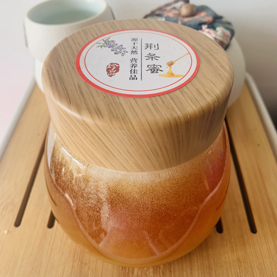 信阳特产天目山野生荆条蜜500ml荆条花蜜深山野生农家蜂蜜百花蜜