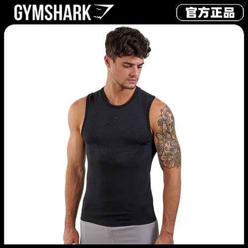 GYMSAHRK Onyx2.0超级英雄背心男士运动速干训练透气高弹紧身上衣