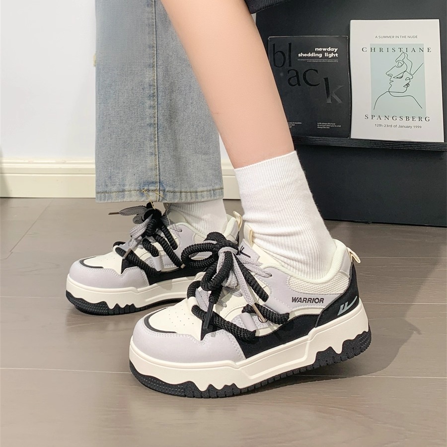 回力厚底板鞋女2025新款