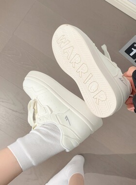 回力板鞋女款2026春季新款厚底加绒小白鞋软底轻便百搭ins二棉鞋