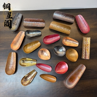 纯手工纯铜茶则茶针茶器周边配件纯手工纯铜茶则茶道