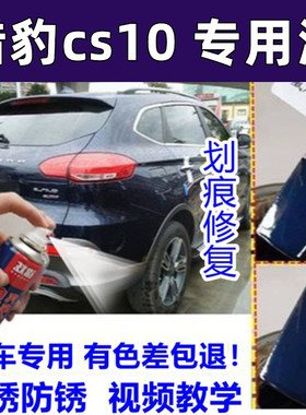 猎豹cs10威尼斯蓝色自喷漆补漆笔汽车划痕修复神器原厂防锈漆漏底