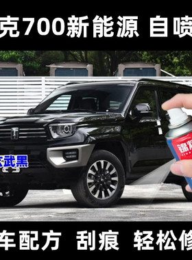 坦克700新能源汽车专用自喷漆划痕修复补漆笔神器防锈亮光漆黑色