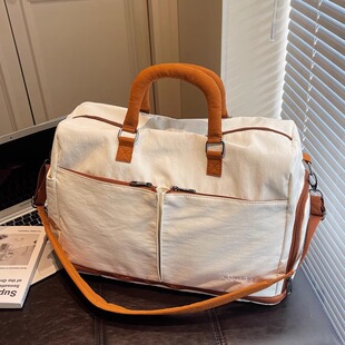 可扩容大容量旅行包女手提短途出差登机旅游运动健身包行李收纳包