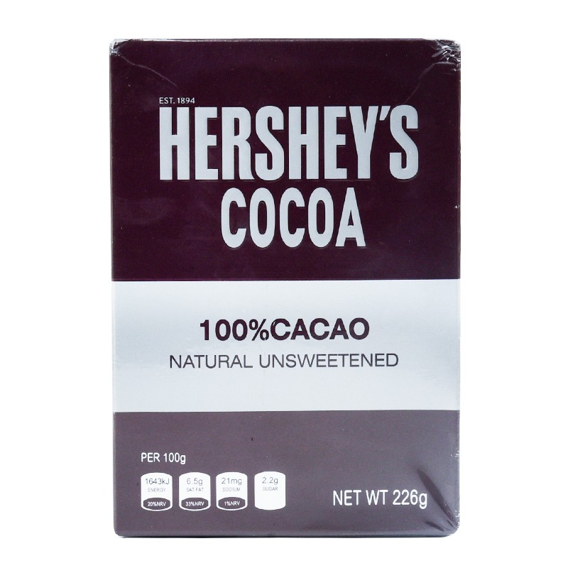 3份包邮HERSHEY'S cocoa美国进口好时纯可可粉巧克力粉 226g