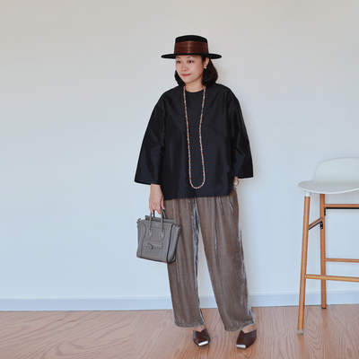 大气常规款双宫丝2025年秋上衣