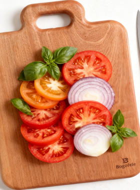 博格菲勒乌檀木芃矩食品级抗菌防霉一体式砧板