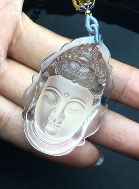 天然观世观音吊坠音菩萨男款吊坠
