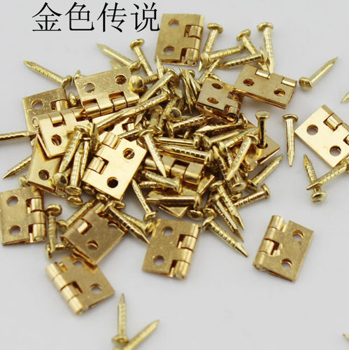 微型小折页 迷你铜合页 建筑模型材料 diy贺卡 模型连接件 袖珍 - 封面