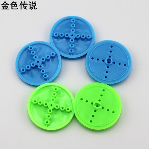 圆孔皮带轮DIY皮带传动小轮子