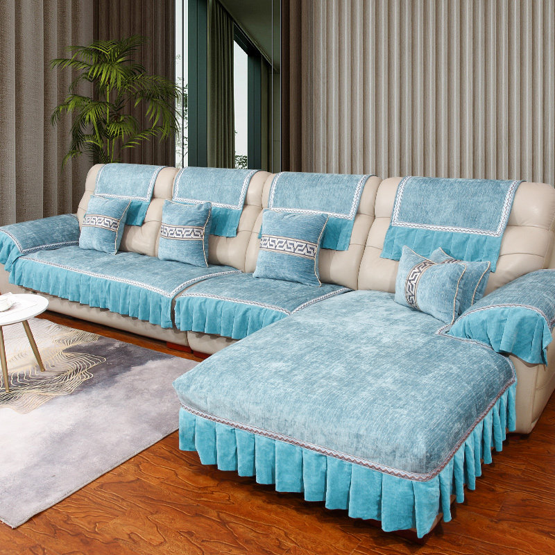 皮沙发专用沙发垫防滑坐垫现代简约轻奢雪尼尔四季通用沙发套罩巾,居家布艺,沙发垫,淘宝优惠券,粉丝福利购,淘宝优惠卷