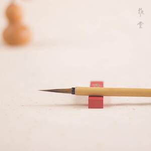 暖笺笔庄 铁线神勾 紫毫 工笔勾线白描画鸟人物衣纹国画长锋毛笔