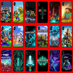 MC我的世界苦力怕周边适用VIVOY300Pro Y100 Y33T Y200i玻璃手机壳Y78+ Y77E Y32 Y55S Y76S Y53S Y50保护套