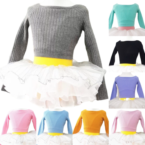 儿童成人灰色一字领加厚舞蹈毛衣