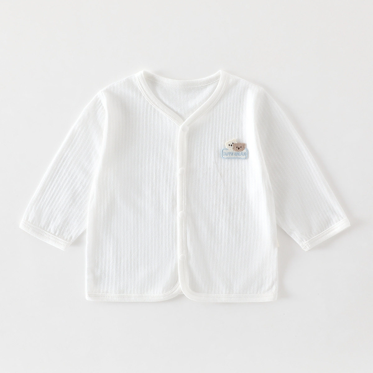 婴幼儿薄款长袖上衣夏季男女宝宝可爱开衫空调服夏装宝宝睡衣透气