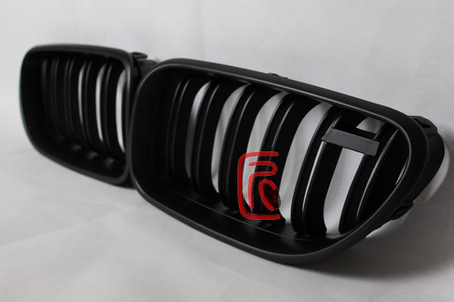 适用于12-16宝马6系 F06 F12 F13 双横款改装中网 碳纤中网