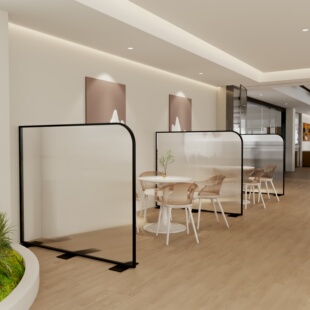 可移动屏风隔断客厅入户玄关餐厅办公室遮挡简约现代轻奢高级感