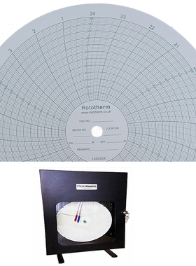 供应英国ROTOTHERM圆图温度压力记录纸12/D/20/X 0-600